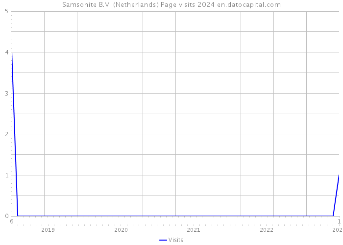 Samsonite B.V. (Netherlands) Page visits 2024 