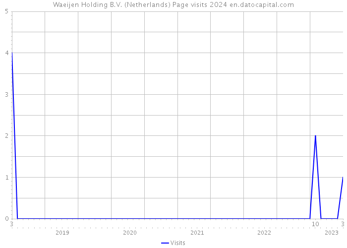 Waeijen Holding B.V. (Netherlands) Page visits 2024 