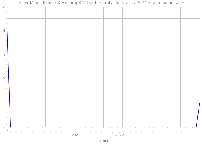 Tellier Media Beheer & Holding B.V. (Netherlands) Page visits 2024 