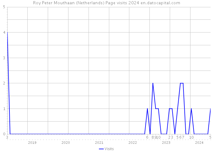 Roy Peter Mouthaan (Netherlands) Page visits 2024 