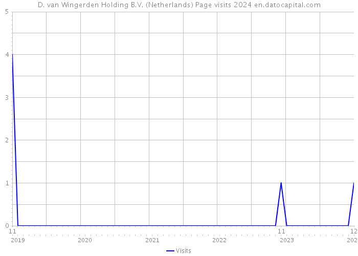 D. van Wingerden Holding B.V. (Netherlands) Page visits 2024 