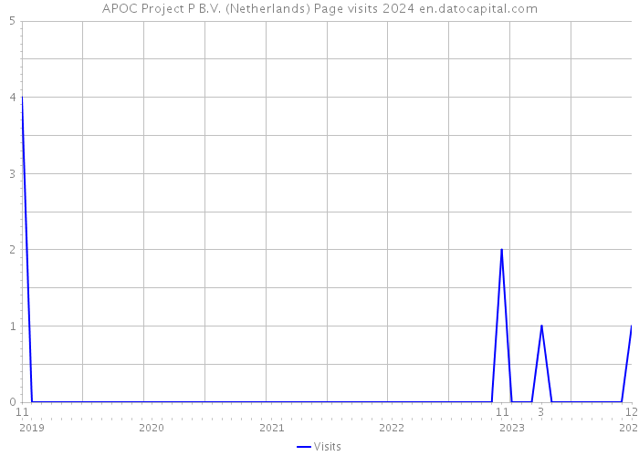 APOC Project P B.V. (Netherlands) Page visits 2024 