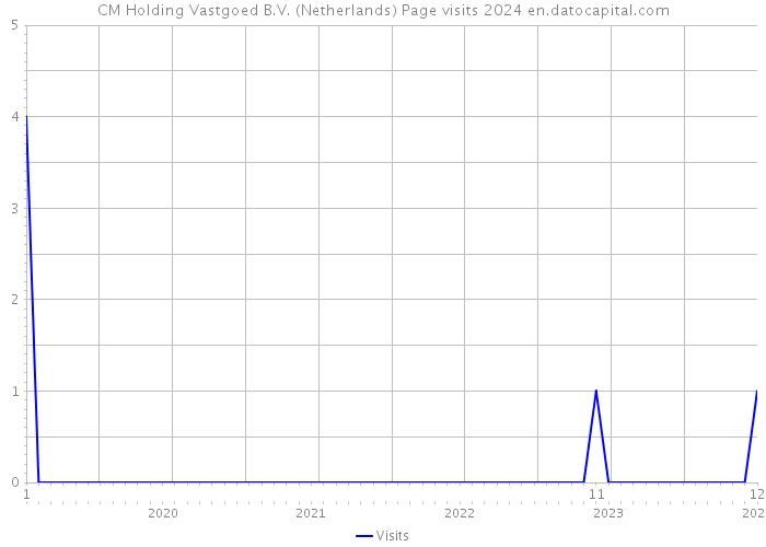 CM Holding Vastgoed B.V. (Netherlands) Page visits 2024 