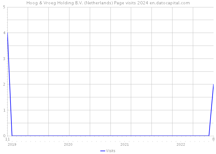 Hoog & Vroeg Holding B.V. (Netherlands) Page visits 2024 
