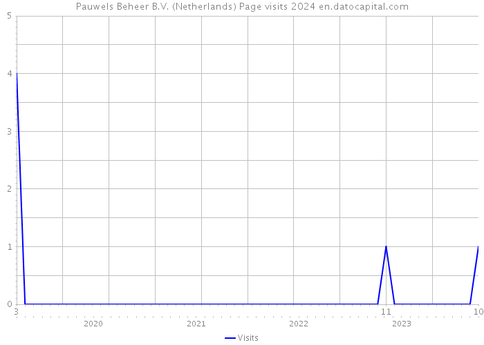 Pauwels Beheer B.V. (Netherlands) Page visits 2024 
