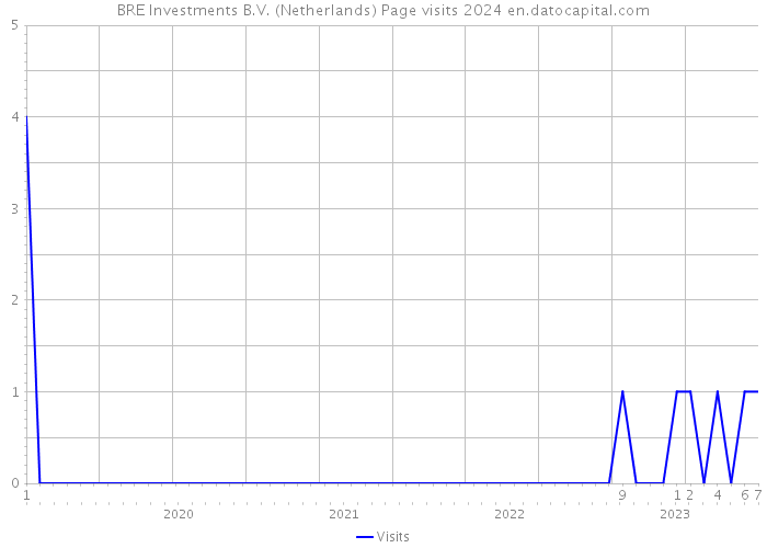BRE Investments B.V. (Netherlands) Page visits 2024 
