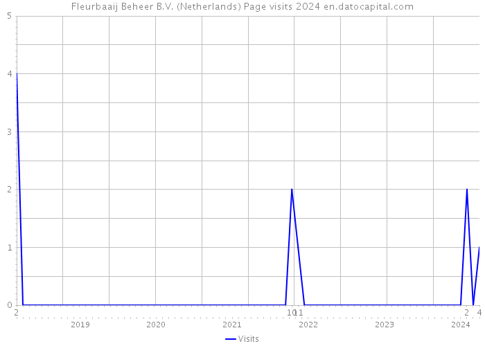 Fleurbaaij Beheer B.V. (Netherlands) Page visits 2024 