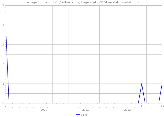 Garage Lubbers B.V. (Netherlands) Page visits 2024 