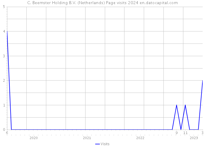 C. Beemster Holding B.V. (Netherlands) Page visits 2024 