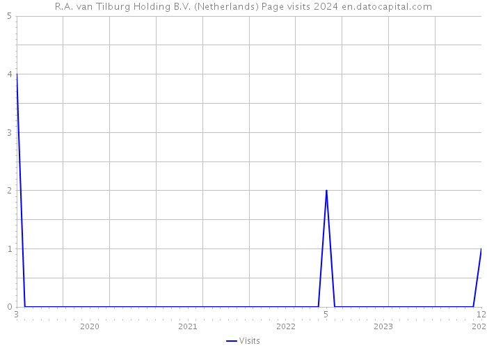 R.A. van Tilburg Holding B.V. (Netherlands) Page visits 2024 