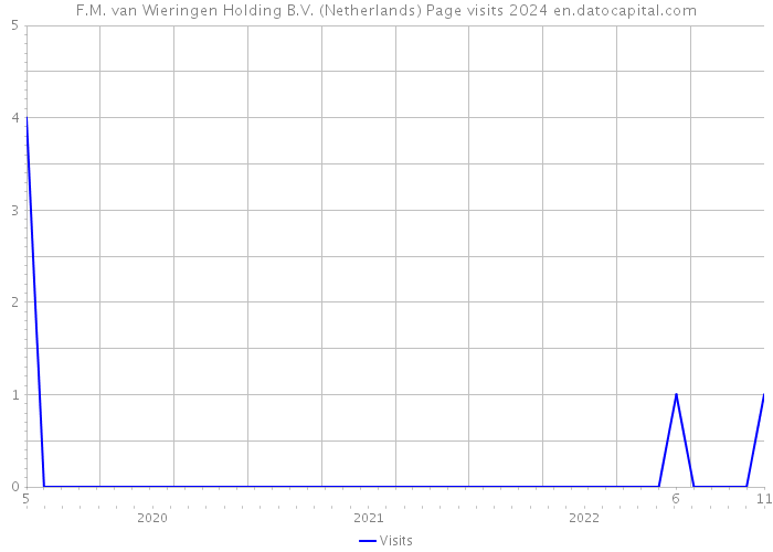 F.M. van Wieringen Holding B.V. (Netherlands) Page visits 2024 