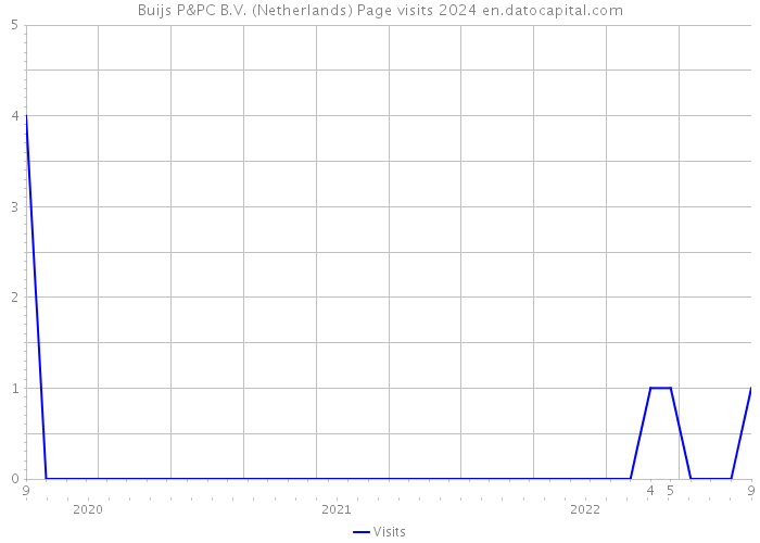 Buijs P&PC B.V. (Netherlands) Page visits 2024 