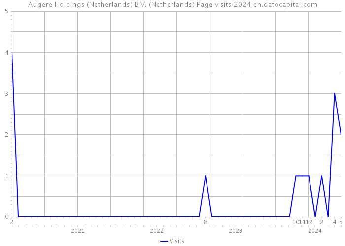 Augere Holdings (Netherlands) B.V. (Netherlands) Page visits 2024 