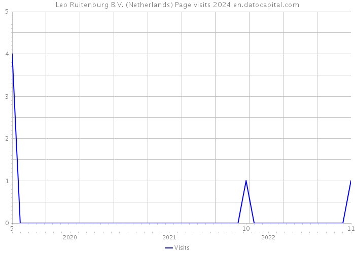 Leo Ruitenburg B.V. (Netherlands) Page visits 2024 