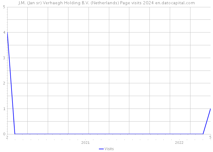 J.M. (Jan sr) Verhaegh Holding B.V. (Netherlands) Page visits 2024 
