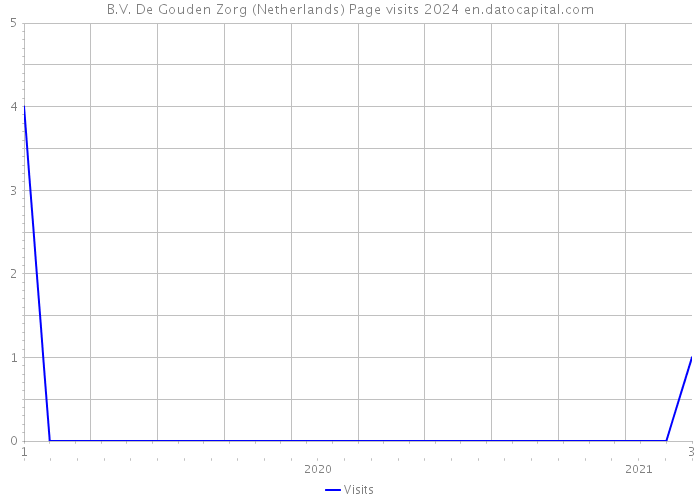 B.V. De Gouden Zorg (Netherlands) Page visits 2024 