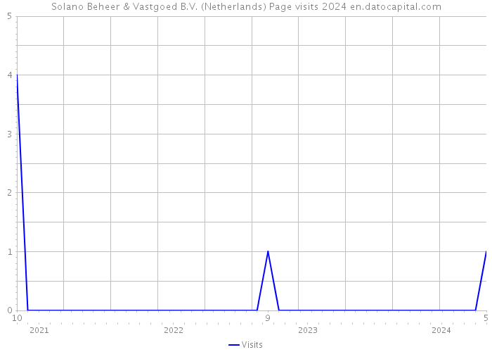 Solano Beheer & Vastgoed B.V. (Netherlands) Page visits 2024 
