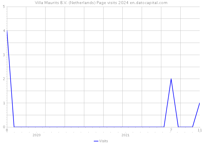 Villa Maurits B.V. (Netherlands) Page visits 2024 