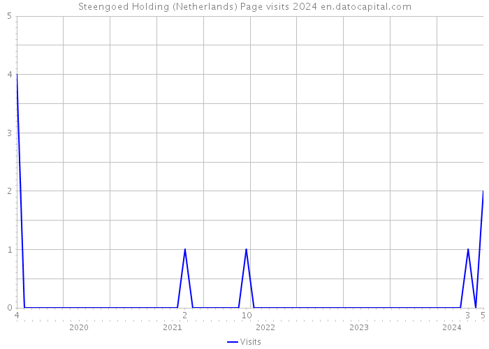 Steengoed Holding (Netherlands) Page visits 2024 