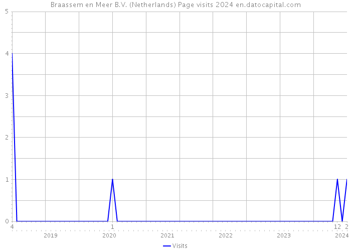 Braassem en Meer B.V. (Netherlands) Page visits 2024 