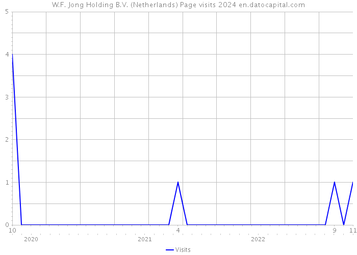 W.F. Jong Holding B.V. (Netherlands) Page visits 2024 