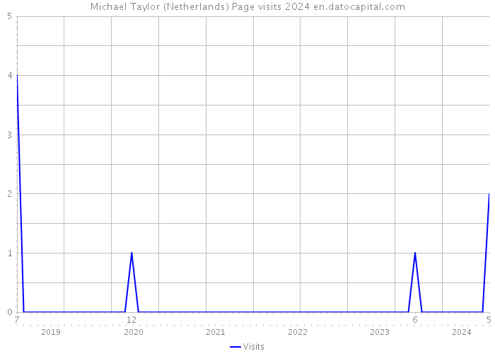 Michael Taylor (Netherlands) Page visits 2024 