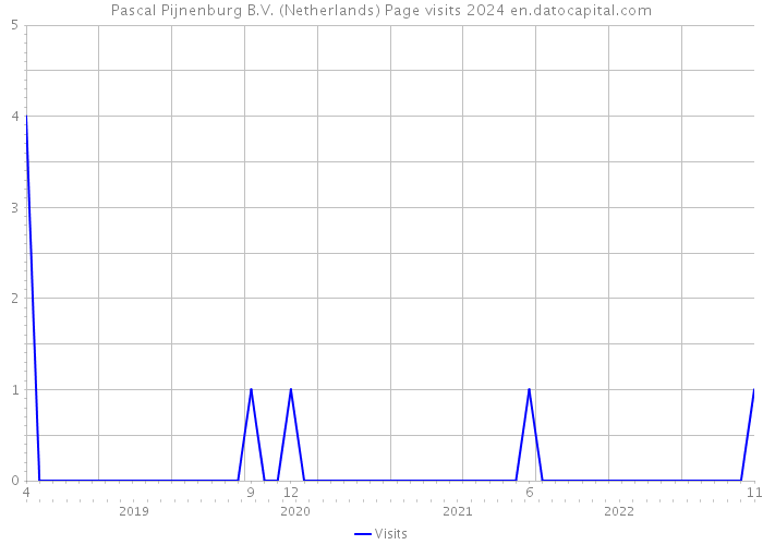 Pascal Pijnenburg B.V. (Netherlands) Page visits 2024 