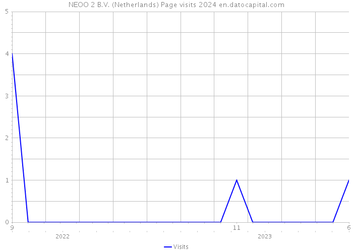 NEOO 2 B.V. (Netherlands) Page visits 2024 