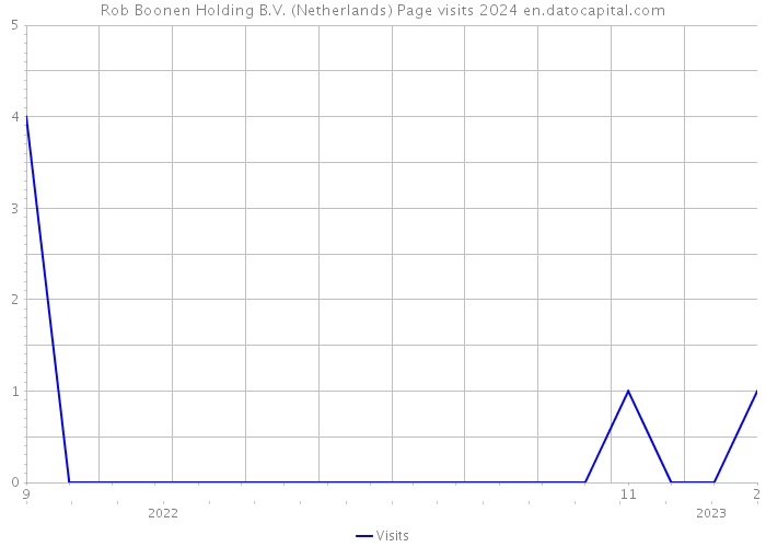Rob Boonen Holding B.V. (Netherlands) Page visits 2024 