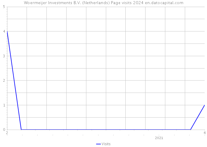 Woermeijer Investments B.V. (Netherlands) Page visits 2024 