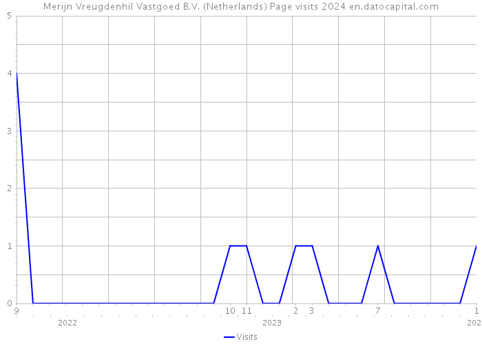 Merijn Vreugdenhil Vastgoed B.V. (Netherlands) Page visits 2024 