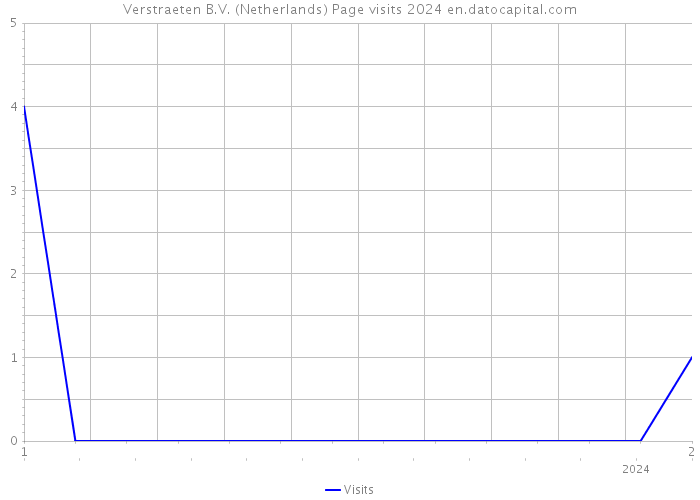 Verstraeten B.V. (Netherlands) Page visits 2024 