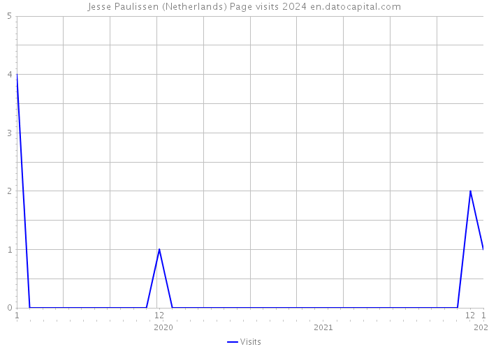 Jesse Paulissen (Netherlands) Page visits 2024 