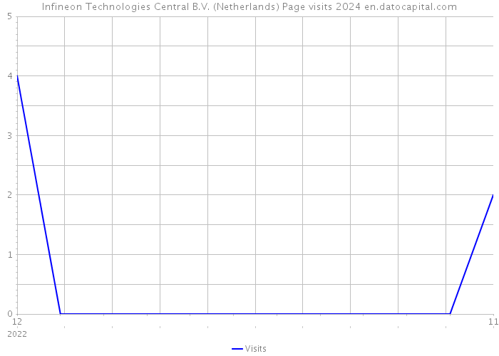 Infineon Technologies Central B.V. (Netherlands) Page visits 2024 