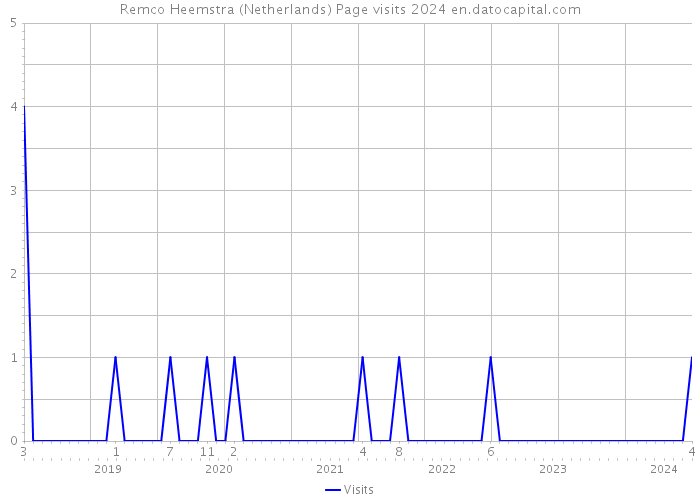 Remco Heemstra (Netherlands) Page visits 2024 