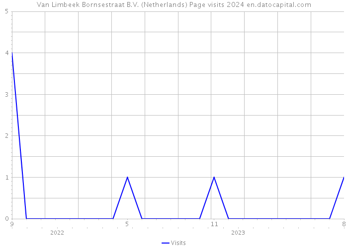 Van Limbeek Bornsestraat B.V. (Netherlands) Page visits 2024 