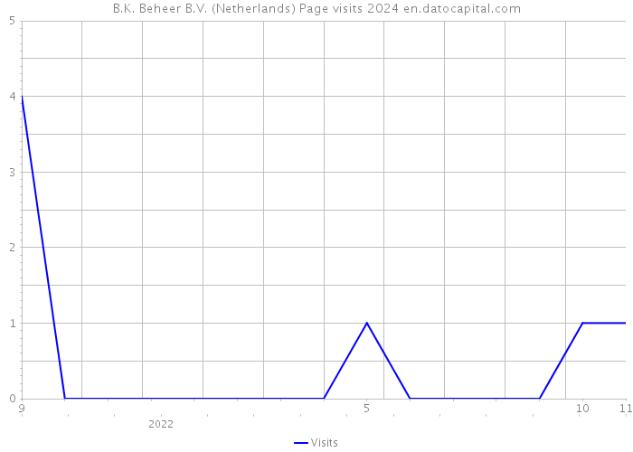 B.K. Beheer B.V. (Netherlands) Page visits 2024 