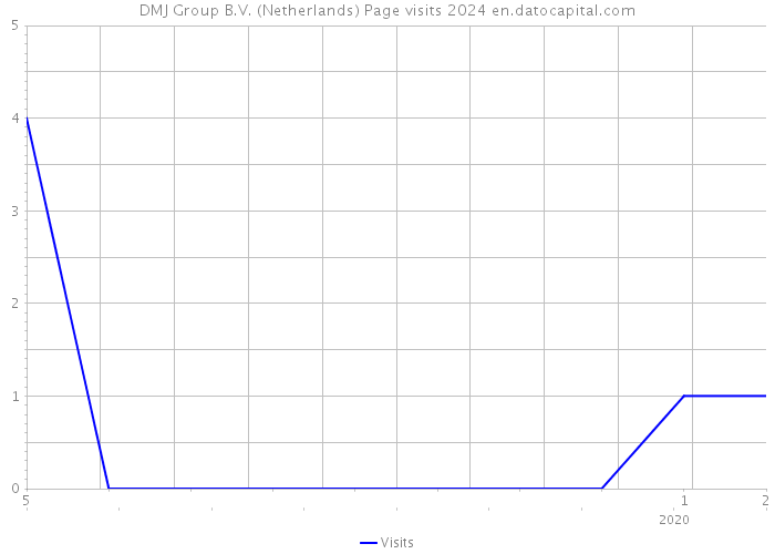 DMJ Group B.V. (Netherlands) Page visits 2024 