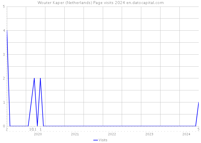 Wouter Kaper (Netherlands) Page visits 2024 