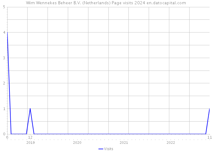Wim Wennekes Beheer B.V. (Netherlands) Page visits 2024 