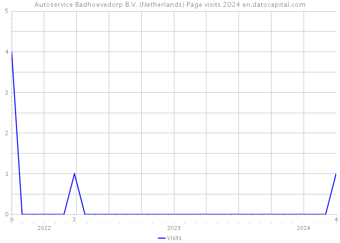 Autoservice Badhoevedorp B.V. (Netherlands) Page visits 2024 