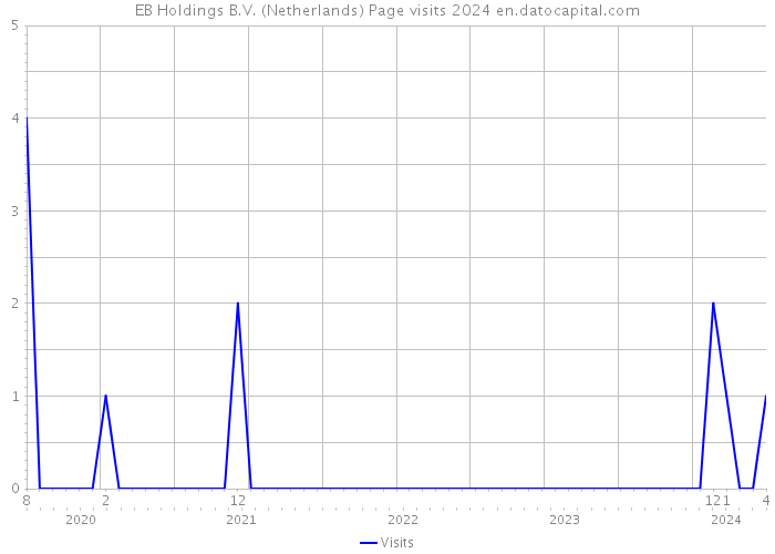 EB Holdings B.V. (Netherlands) Page visits 2024 