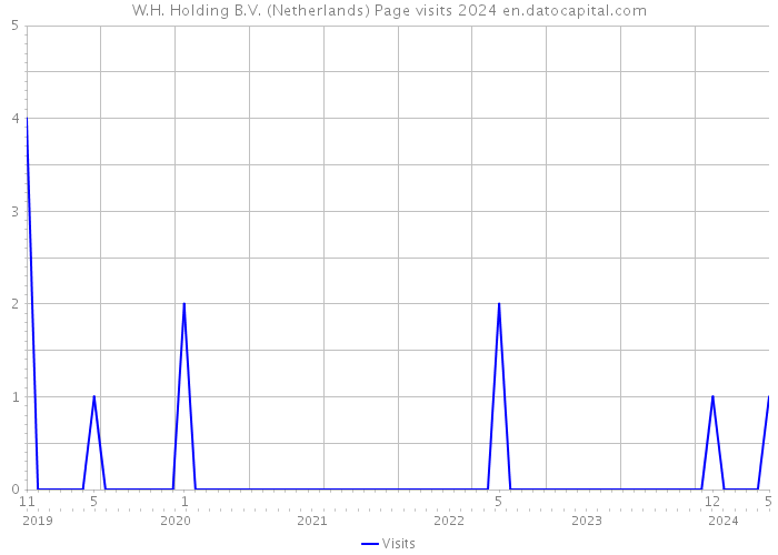 W.H. Holding B.V. (Netherlands) Page visits 2024 