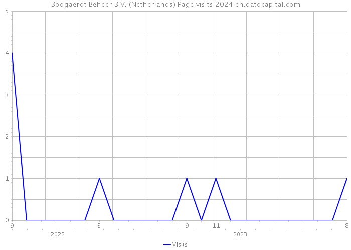 Boogaerdt Beheer B.V. (Netherlands) Page visits 2024 