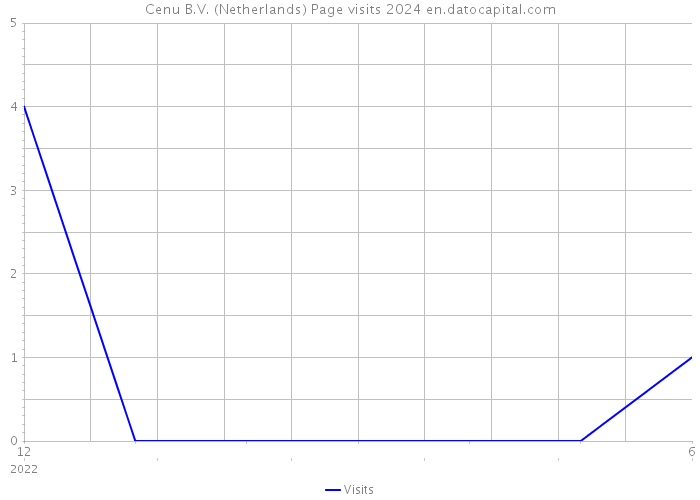 Cenu B.V. (Netherlands) Page visits 2024 
