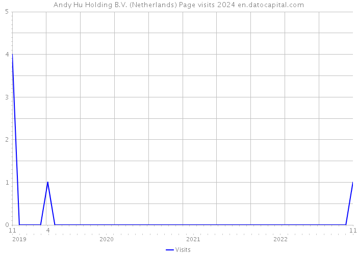 Andy Hu Holding B.V. (Netherlands) Page visits 2024 