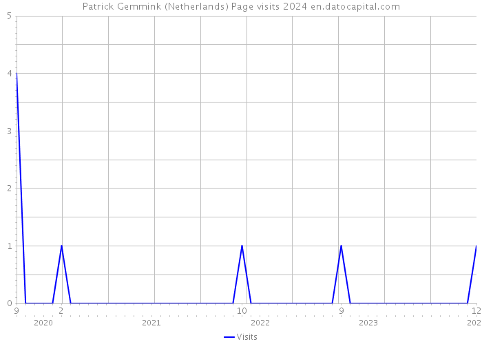 Patrick Gemmink (Netherlands) Page visits 2024 