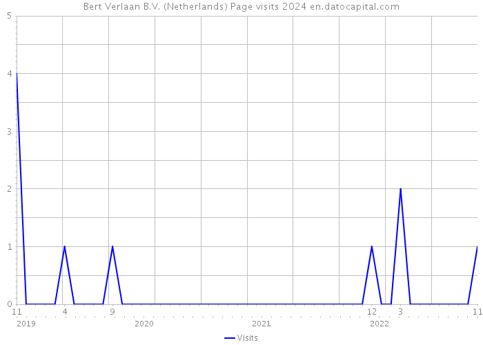 Bert Verlaan B.V. (Netherlands) Page visits 2024 