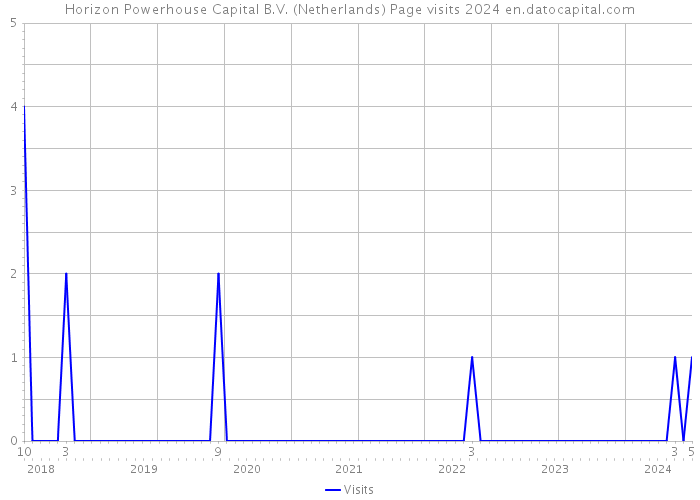 Horizon Powerhouse Capital B.V. (Netherlands) Page visits 2024 