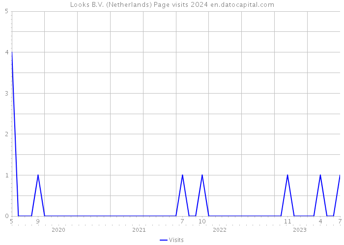 Looks B.V. (Netherlands) Page visits 2024 